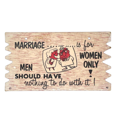 Imprint Art NJ Funny Giant Postcard Plaque Decor Collectable 9 in Vintage