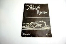 1937 The Lehigh Review vinitage sports magazine / booklet 
