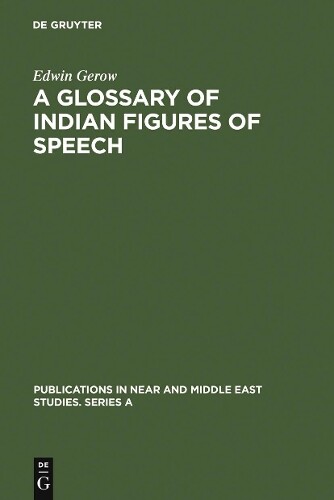 Thumbnail - Edwin Gerow A Glossary Of Indian Figures Of Spee (gebundene Ausgabe)