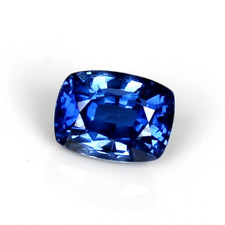 9 Ct Natural Kashmir AAA Royal Blue Sapphire Cushion Cut Loose Gemstone