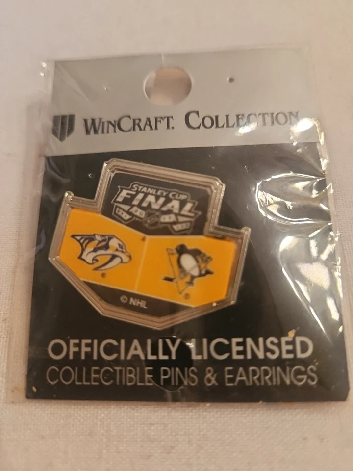 2017, NHL Pittsburgh Penguins Stanley Cup Finals Souvenir Pin By WinCraft Coll. - Image 2 of 3
