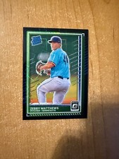 2025 Donruss Baseball - Zebby Matthews - #81 Optic Black Velocity Prizm #d 32/39