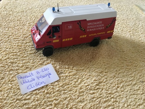Renault B 120 Pompiers - Interventions Subaquatiques - Eligor 1/43 - Occasion (boîte Incluse)