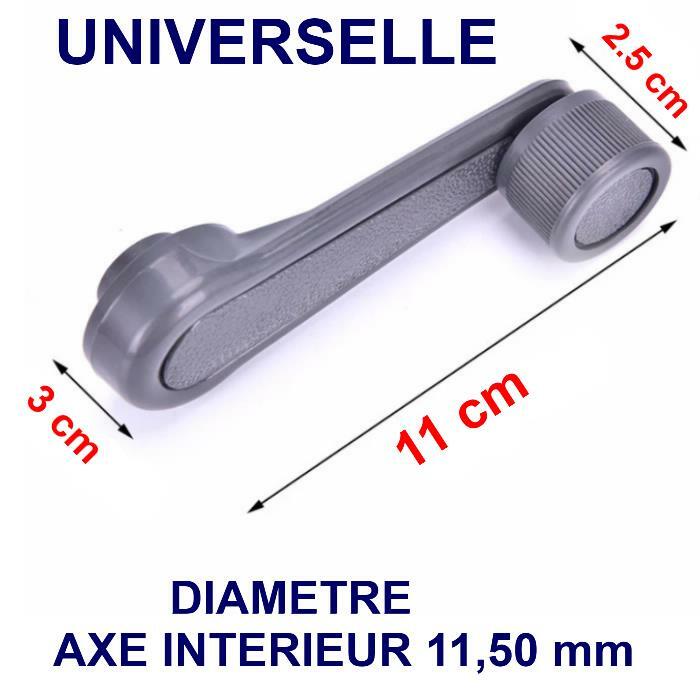Poignée De Manivelle De Lève-vitre Voiture - Remplacement En Nylon - 10,7x4,8cm - Universelle