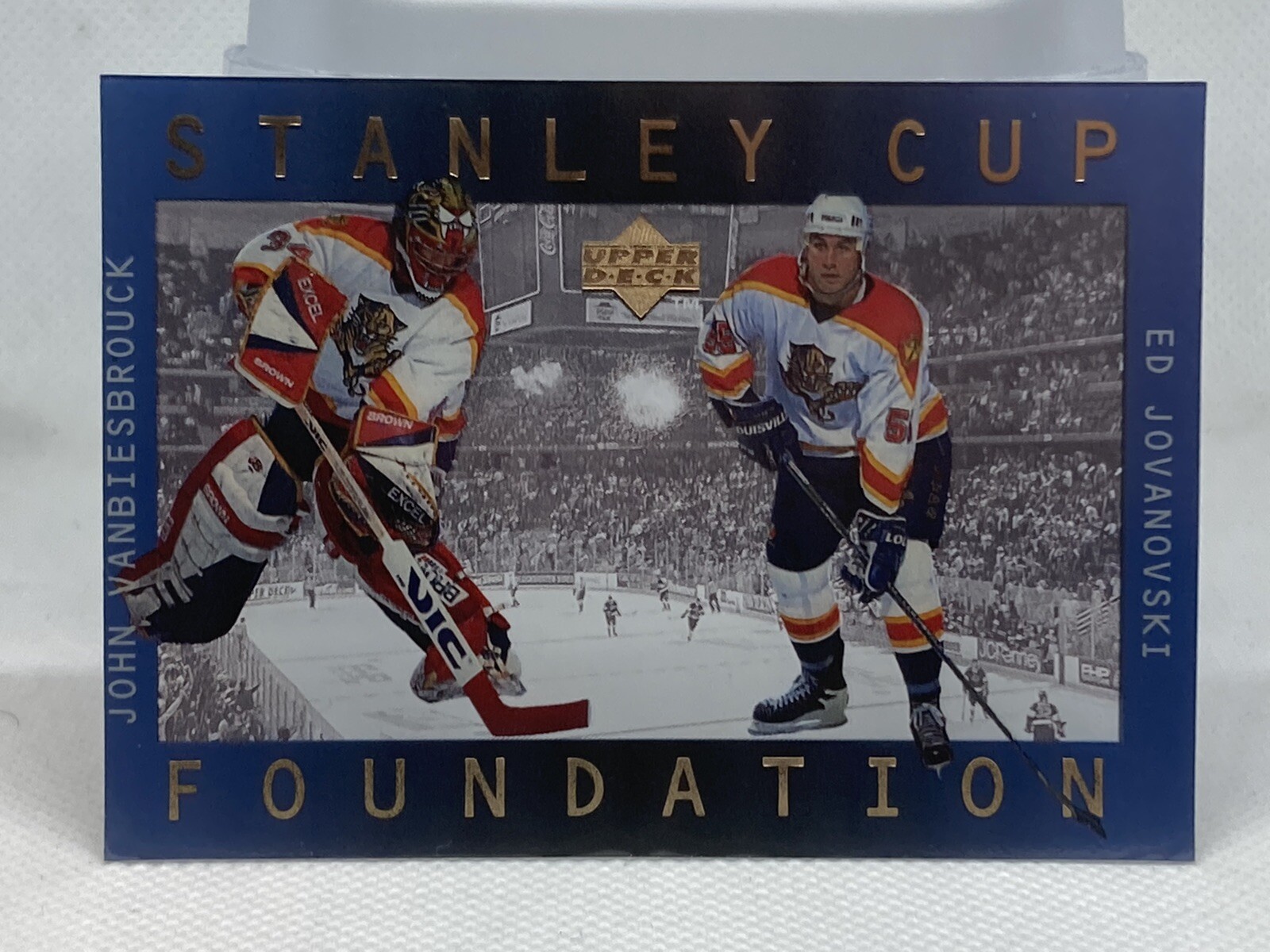 1996-97 Upper Deck Ice Stanley Cup Foundation John Vanbiesbrouck Ed Jovanovski