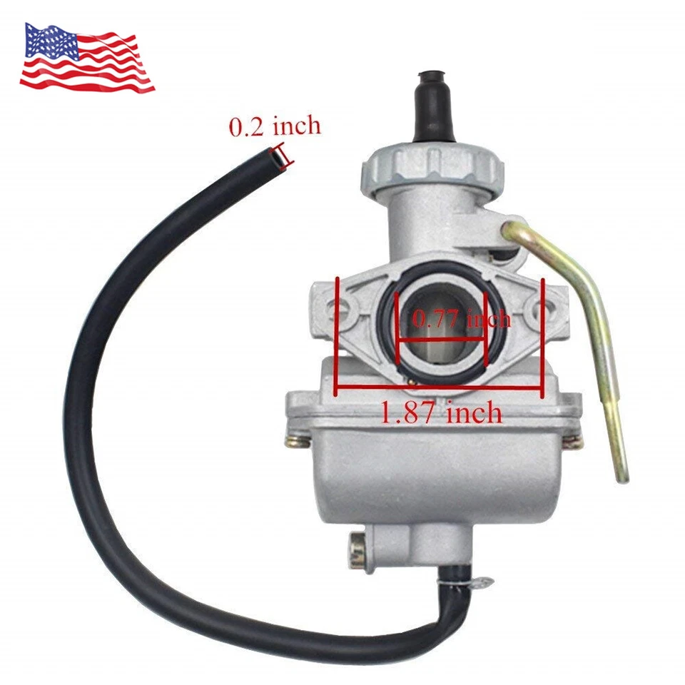 Carburador para Honda SL70 XL70 XL75 XL80S XR75 XR80 CRF80F XR80R Carb Foto 3 de 4