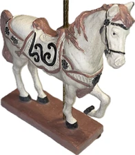 Vintage 15.5” Austin Productions Horse Carousel Statue 1983