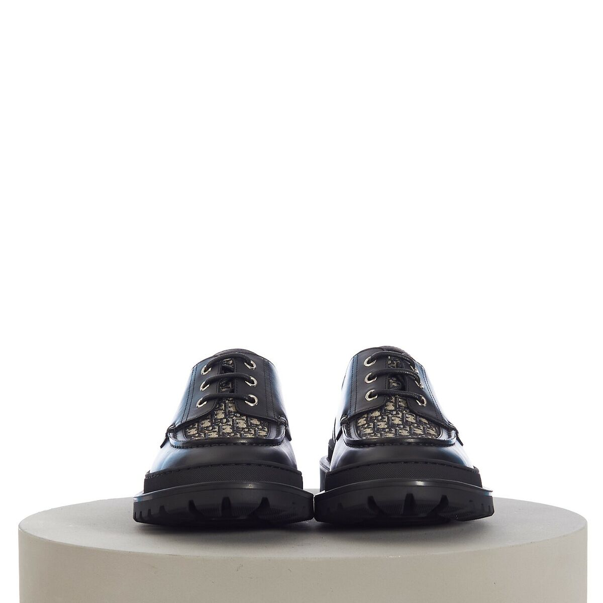 DIOR 1100$ Black Leather Explorer Boat Shoes - Oblique DIOR 1100$ Black Leather Explorer Boat Shoes - Oblique