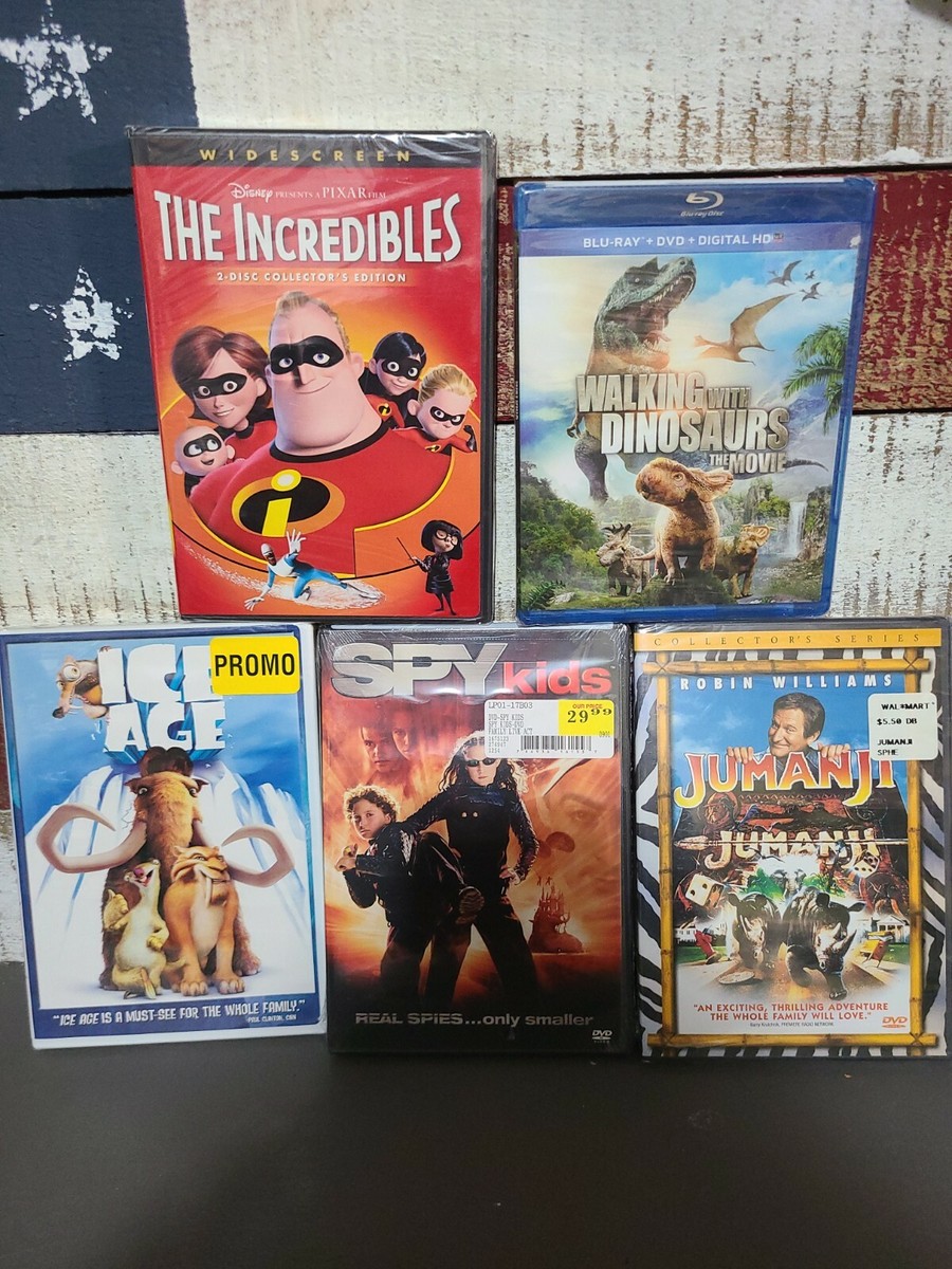 Lot Of DVD'S BLU RAY BRAND NEW KIDS MOVIES ALL SEALED