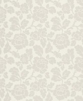Rasch Vliestapete 441512 Belleville, BlüTen In Beige Auf Creme, Textile Struktur