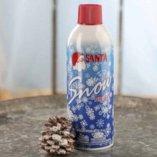 Santa Snow Spray Aerosol 13 Oz Flocking Can Model Scene RR Craft Windows Tree