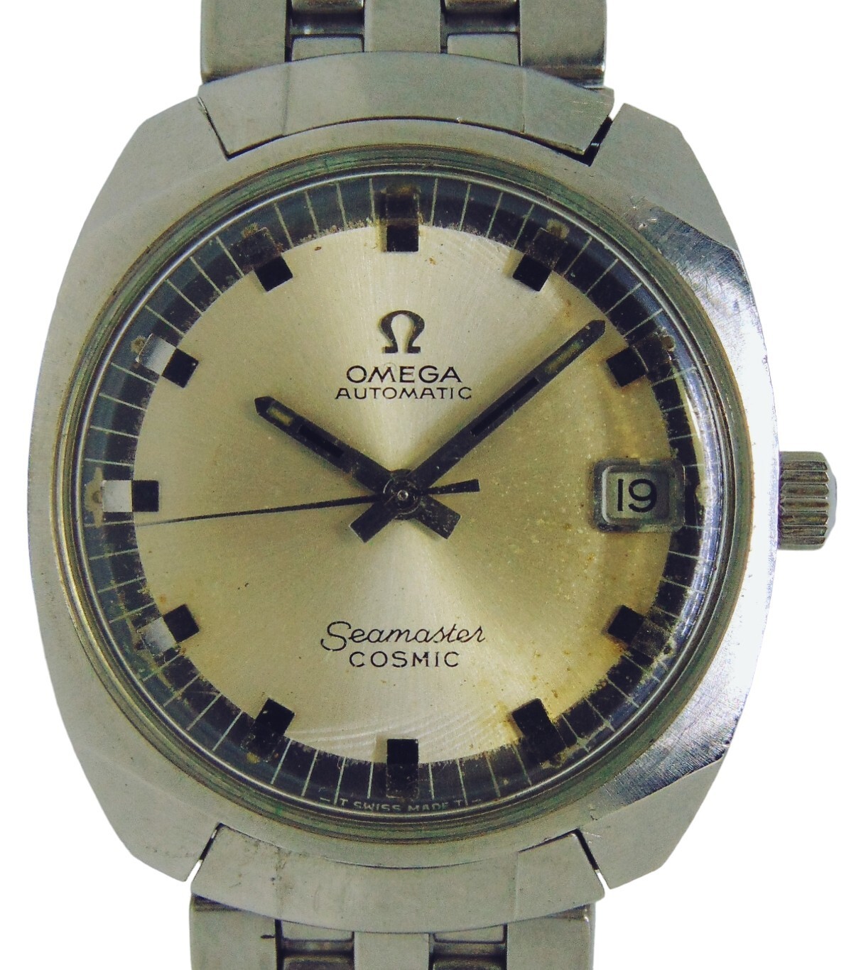 Vintage Omega Seamaster Cosmic Automatic Watch with Date Quick Set Recently Serviced