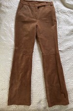 Vintage Chadwick  s Suede/leather Pants Fully Lined Women Sz 8T