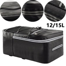 Waterproof Bicycle Rear Seat Bag MTB Bike Pannier Rackpack with Reflective Strip