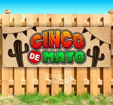 CINCO DE MAYO Advertising Vinyl Banner Flag Sign USA Many Sizes HOLIDAY MEXICAN