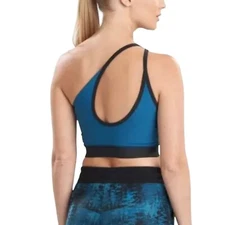 NEW Josie Natori Womens Size S Jade Solstice Asymmetrical Cropped Top