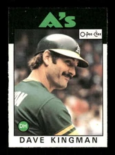 1986 O-Pee-Chee 322 Dave Kingman Nm (great 4 ttm) BXCP35