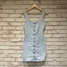 UO Urban Outfitters square neck denim jean mini dress