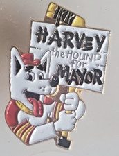 Calgary Flames Harvey The Hound for Mayor NHL Hockey Pin
