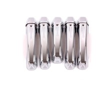 Gloss Chrome Silver Standard Door Handle Cover Fits 18-24 Wrangler Gladiator JL