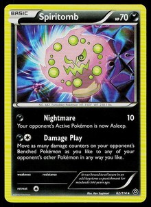 Spiritomb 62/114 XY - Steam Siege Rare Non-Holo