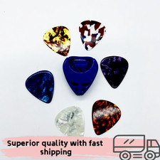 Anti-slip Nylon Guitar Picks Plectrums 6pcs Assorted 0.58mm-1.50mm