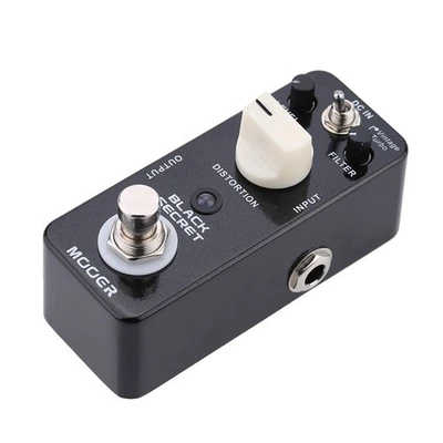 1-Mooer Black Secret Micro Mini Distortion Electric Guitar Effect Pedal