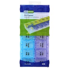 Weekly AM/PM with Locking Device Pill Planner, 2 XL, 1 Count