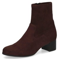 Caprice Stiefelette Damen Textil Braun Gr. 39, Boots, Schuhwerk