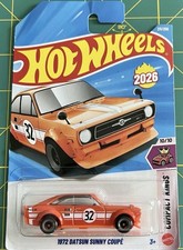 2026 Hot Wheels Lot Of 2 1972 Datsun Sunny Coupe-compact Kings-new-orange