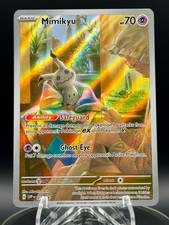 Pokemon TCG Mimikyu SVP #075 Black Star Promo Full Art Rare ENG-NM