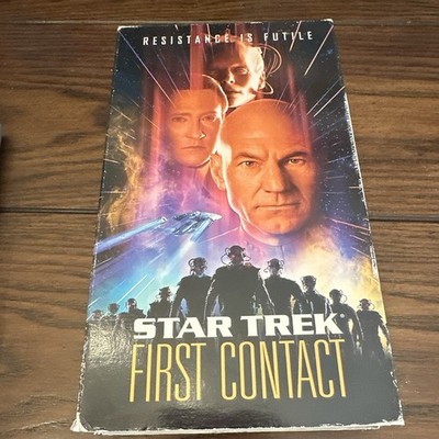 Paramount Star Trek: First Contact (VHS, 1997) PG-13 NTSC Full Screen