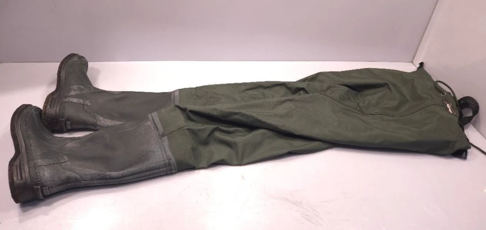 FROGG TOGGS PARA HOMBRES CASCADAS 2 CAPAS BOOTFOOT FIELTRO PECHO VADEADOR TALLA 12 Foto 4 de 4