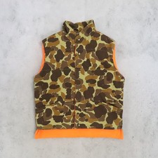 Vintage Mount'n Prairie Duck Camo Vest Jacket Size Large