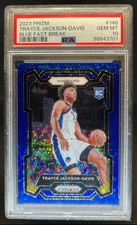 2023-24 Prizm Trayce Jackson-Davis Fast Break Blue Rookie RC /150 - PSA 10