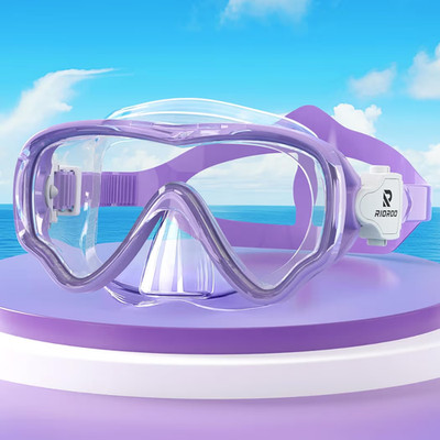 One-piece tempered glass: children's diving goggles are made of advanced thick