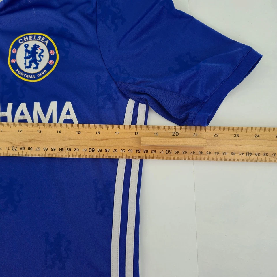 Camiseta de Fútbol Chelsea 15-16 Años Azul Niños Poliéster Climacool 2016-17 Hogar Foto 4 de 4