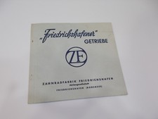 Horch , Mercedes 320 Original Katalog Getriebe ZF AK4 S20 mit Fern Gang 1939 Bj.