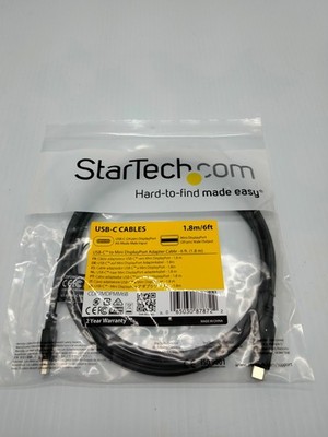 StarTech CDP2MDPMM6B USB-C to Mini DisplayPort 4K Cable