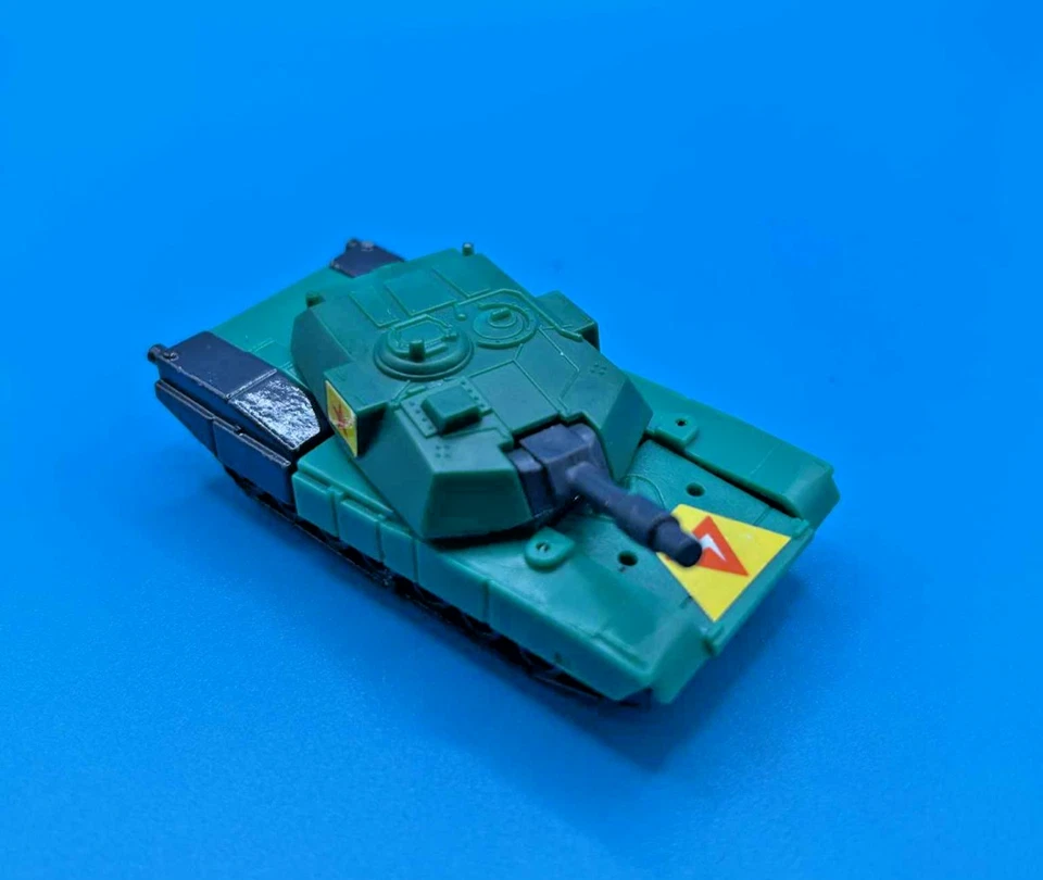 1986 Vintage Bandai Tonka Gobots Treads Military Tank & Original Package Figure - Image 3 of 3