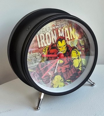 Marvel Lentikular Batterie Wecker - Iron Man, Hulk & Captain America 