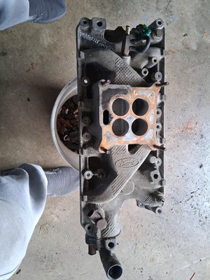 #ad Ford GT 5.0 83 85 Aluminum Intake 4 Barrel Factory Intake RF E3ZE 9425 FC $149.99