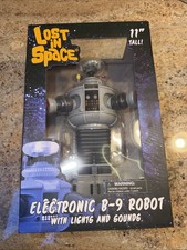 Lost In Space B-9 Robot 11 In. Tall Mip Works Nice