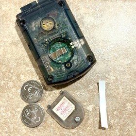 Official Sega Dreamcast VMU Smoke Clear Visual Memory Unit HKT-7000 Tested OEM