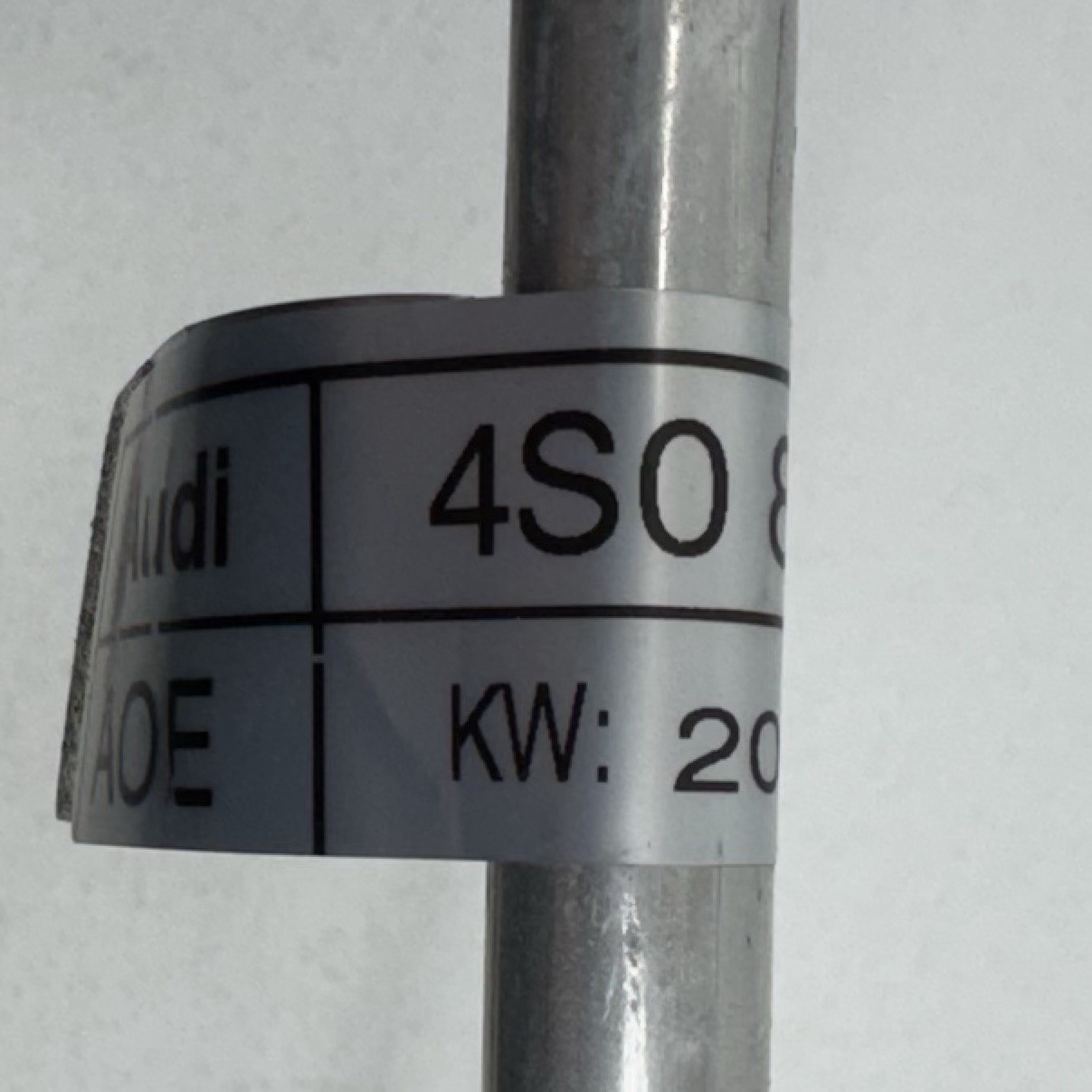 17-23 Audi R8 HVAC AC Air Condenser Hose Line Tube Pipe 4S0816741D OEM