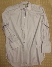 Thomas Pink Long Sleeve Purple Dress Shirt Button Cuffs. 16 1/2 x 35