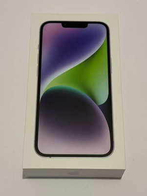 Apple iPhone 14 Empty Box 128GB Purple | Original Box w/ USB-C Cable
