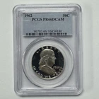 1962 Franklin Half Dollar 50C PCGS PR66DCAM Deep Cameo Silver