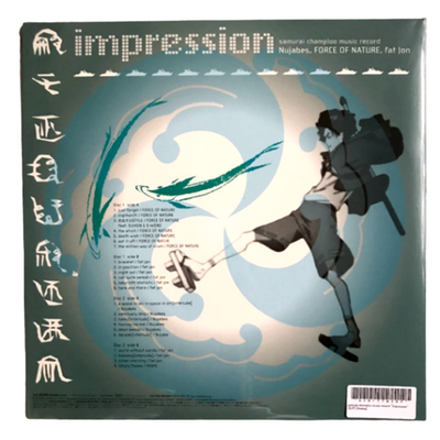 Samurai Champloo Music Record impression Nujabes 2LP Vinyl VTJL-11