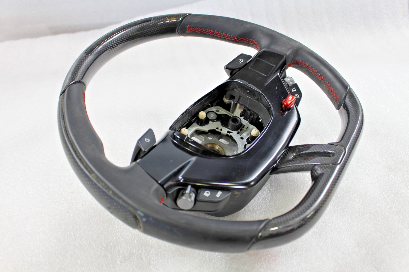Ferrari 296 GTB, Carbon Fiber Steering Wheel, Damaged, Used, P/N 861735